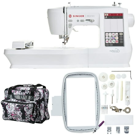 Singer SE9180 Computerized Sewing and Embroidery Machine with Bonus Singer Luggage Set