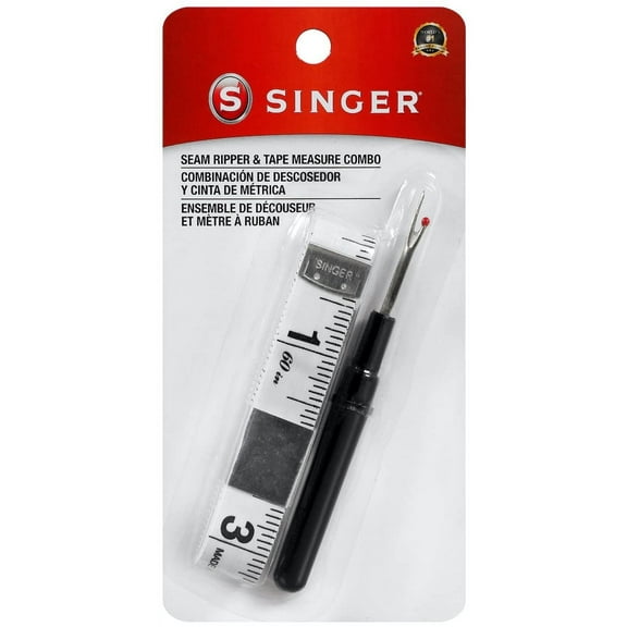 Singer Seam Tape Measure and Seam Ripper (Pack of 4)