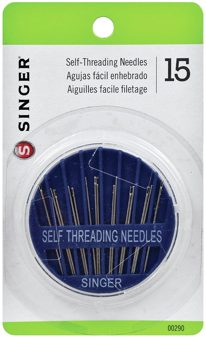 Singer Self-Threading Hand Sewing Needles 00280, Pack of 10 Assorted S -  Cutex Sewing Supplies