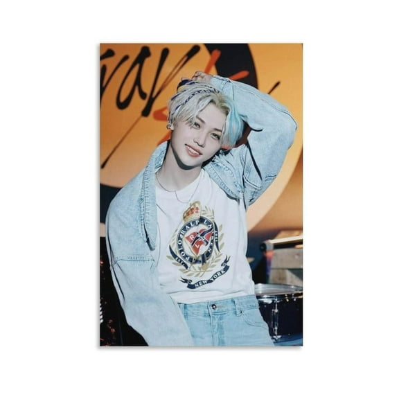 Singer Stray Kids Felix Trendy Poster Bedroom Large Home Decor Wall Art