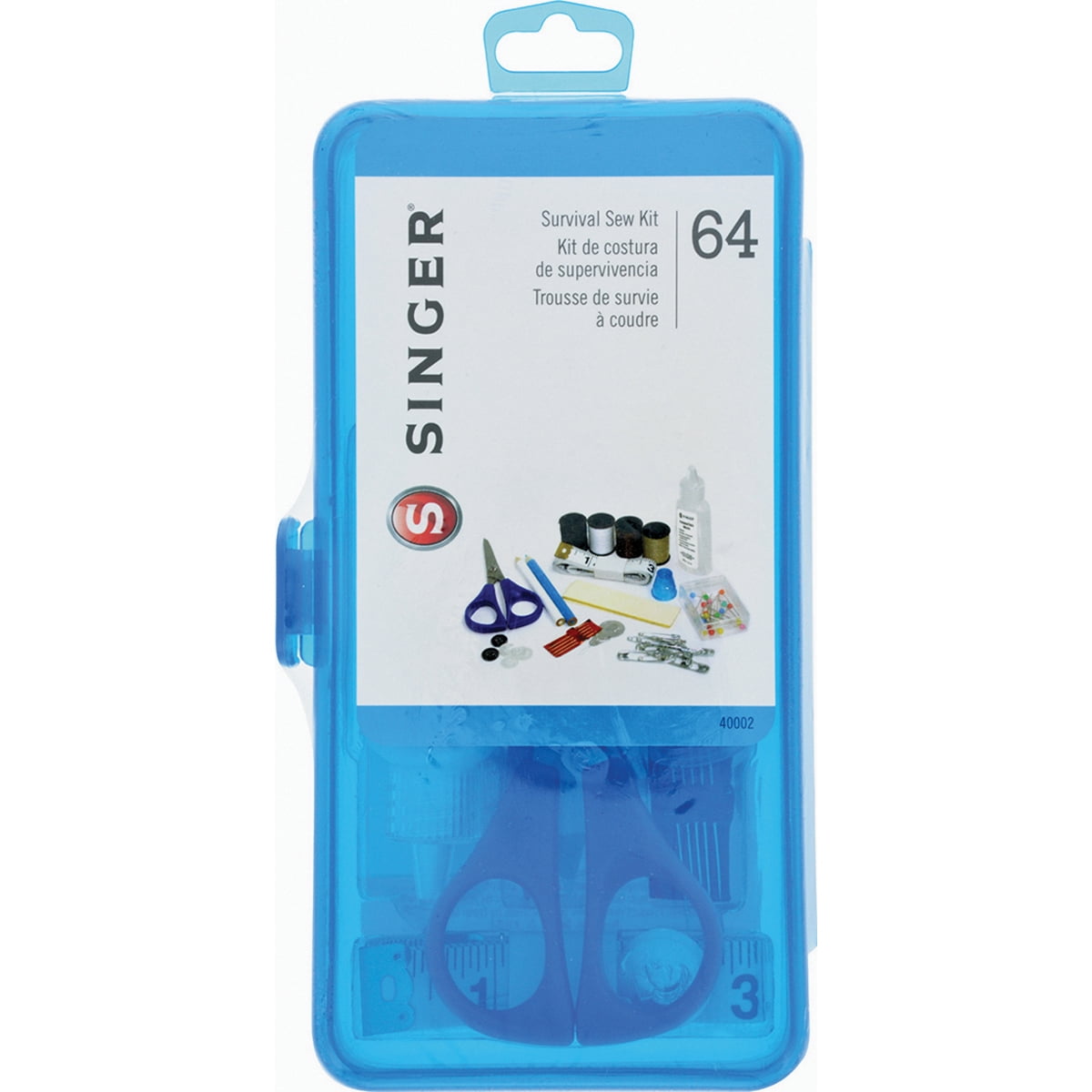 68pcs Sewing Kit for Adults Kids, EEEkit Basic Emergency Sewing Supplies  Repair Kit with Case