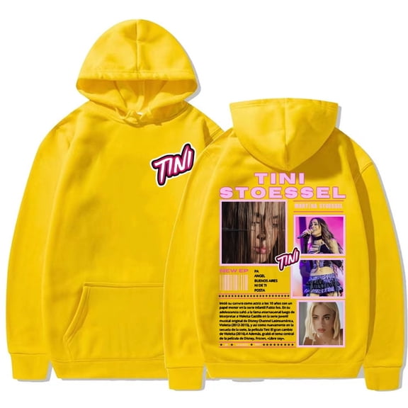 Singer TINI STOESSEL 2025 Tour Merch Sweatshirts Men Women's Fashion Hip Hop Trending Hoodie High Quality Casual Comfort Hoodies