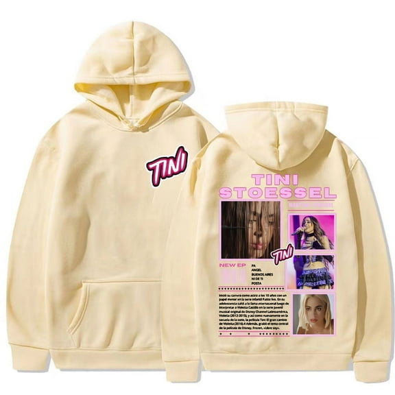 Singer TINI STOESSEL 2025 Tour Merch Sweatshirts Men Women's Fashion Hip Hop Trending Hoodie High Quality Casual Comfort Hoodies