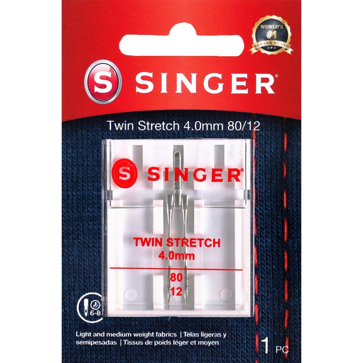  3 Pack Twin Needles for Household Sewing Machine