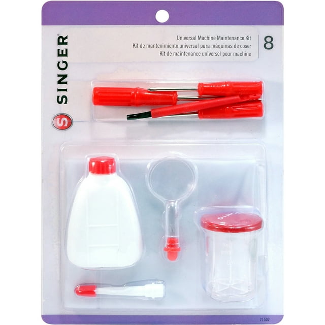 Singer Universal Sewing Machine Maintenance Kit with Machine Oil, 0.7