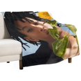 thumbnail image 1 of Singer Willow Smith Blanket 14 Fleece Blankets Soft Fuzzy Plush Flannel Throw Blanket Lightweight 300GSM for All Seasons 30"x50", 1 of 6