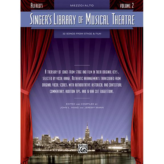 Singer's Library of Musical Theatre, Vol 2: Mezzo Soprano/Alto Voice