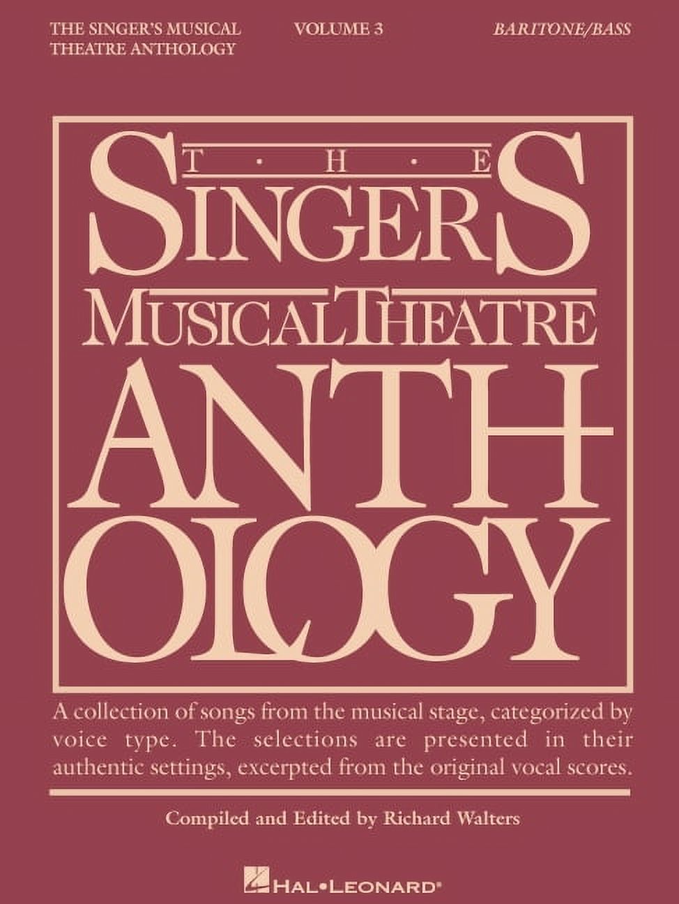 Singer's Musical Theatre Anthology (Songbooks): The Singer's Musical Theatre Anthology - Volume 3 (Paperback) - image 1 of 1
