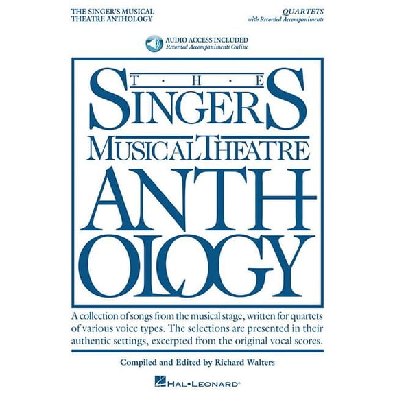 Singers Musical Theatre Anthology - Quartets: Book/Online Audio