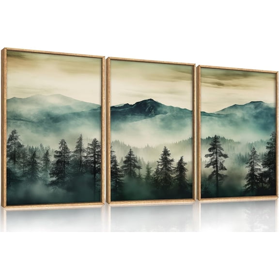 Singg Black & Beige Brush Stroke Canvas Wall Art Set,Minimalist Geometric Grunge Line Shapes Ink Sketch Decor,Neutral Modern Drawing Artwork for Living Room