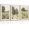 thumbnail image 1 of Singg Modern Singg Canvas Wall Art Set, Minimalist Wall Decor, Neutral Pastel Illustration Artwork Vintage Aesthetics Painting, 3 Piece Art Prints for Living Room, Bedroom, 1 of 6