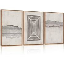 Singg Tarot Card Canvas Wall Art Set Of 3, Mystical Gothic Witchy Wall Decor,Dark Aesthetic Floral Wall Painting, Moon Star Sun Celestial Art Prints For Living Room Bedroom Decor