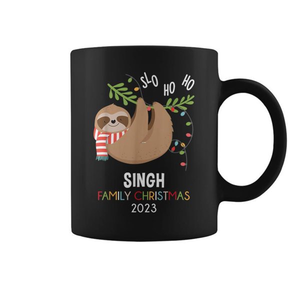 Singh Family Name Singh Family Christmas Coffee Mugs