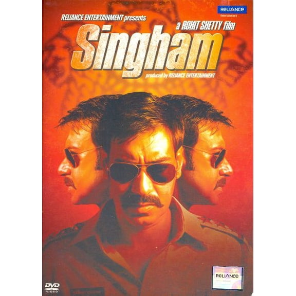 Singham Hindi Movie DVD Stg: Ajay Devgn, Kajal Aggarwal, Prakash Raj
