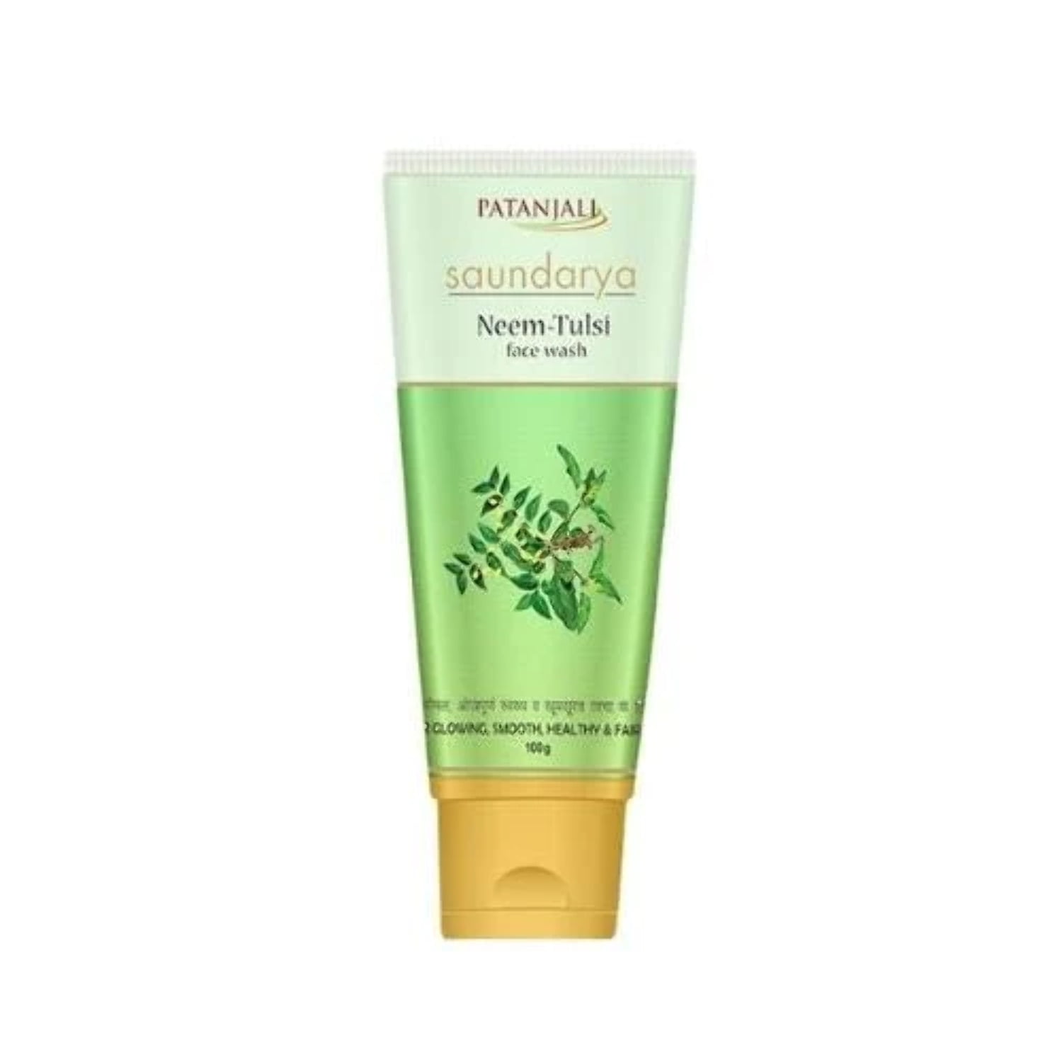 Patanjali Saundarya Face Wash – 100g With Aloe Vera, Neem & Orange Peel – Natural Cleanser For All Skin Types