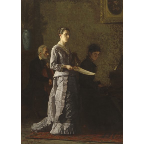 Singing A Pathetic Song Canvas Art - (24 x 36)