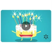 Singing Birthday Cake Walmart eGift Card
