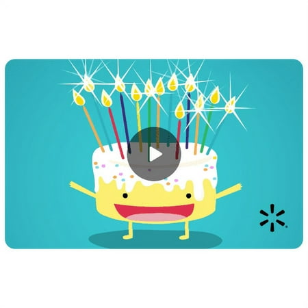 Singing Birthday Cake Walmart eGift Card