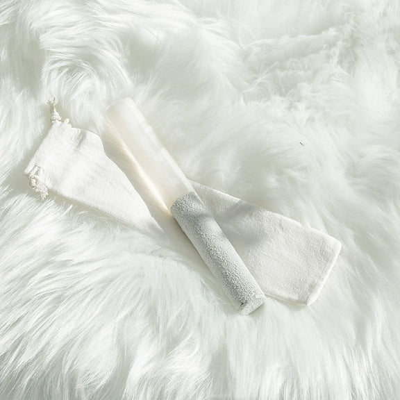 Singing Bowl Mallet Crystal Singing Mallet Acrylic Mallet Instrument Accessory with Storage Bag