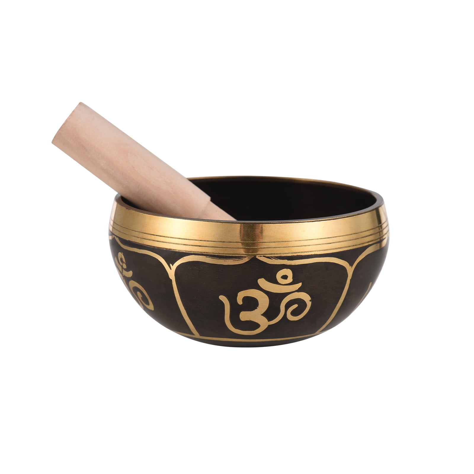 Singing Bowl,Therapy Chime Tibet Ritual Wooden Chakra Chime Sound