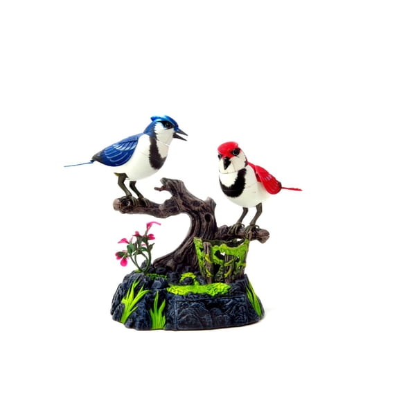 Singing & Chirping Birds - Realistic Sounds & Movements (Blue Jays) BC513AB