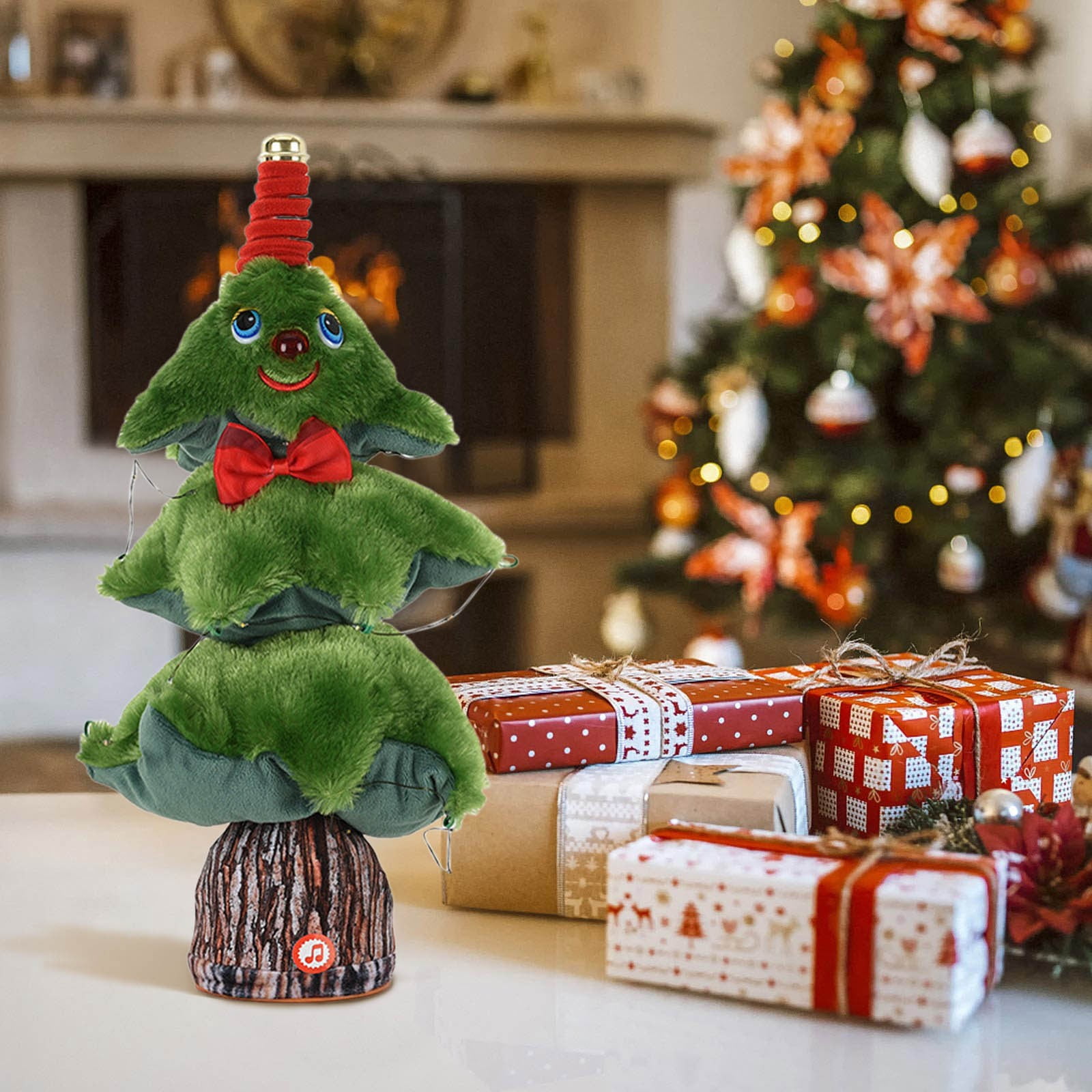 Singing Christmas Tree Dancing Christmas Tree Play The Saxhorn And Sing