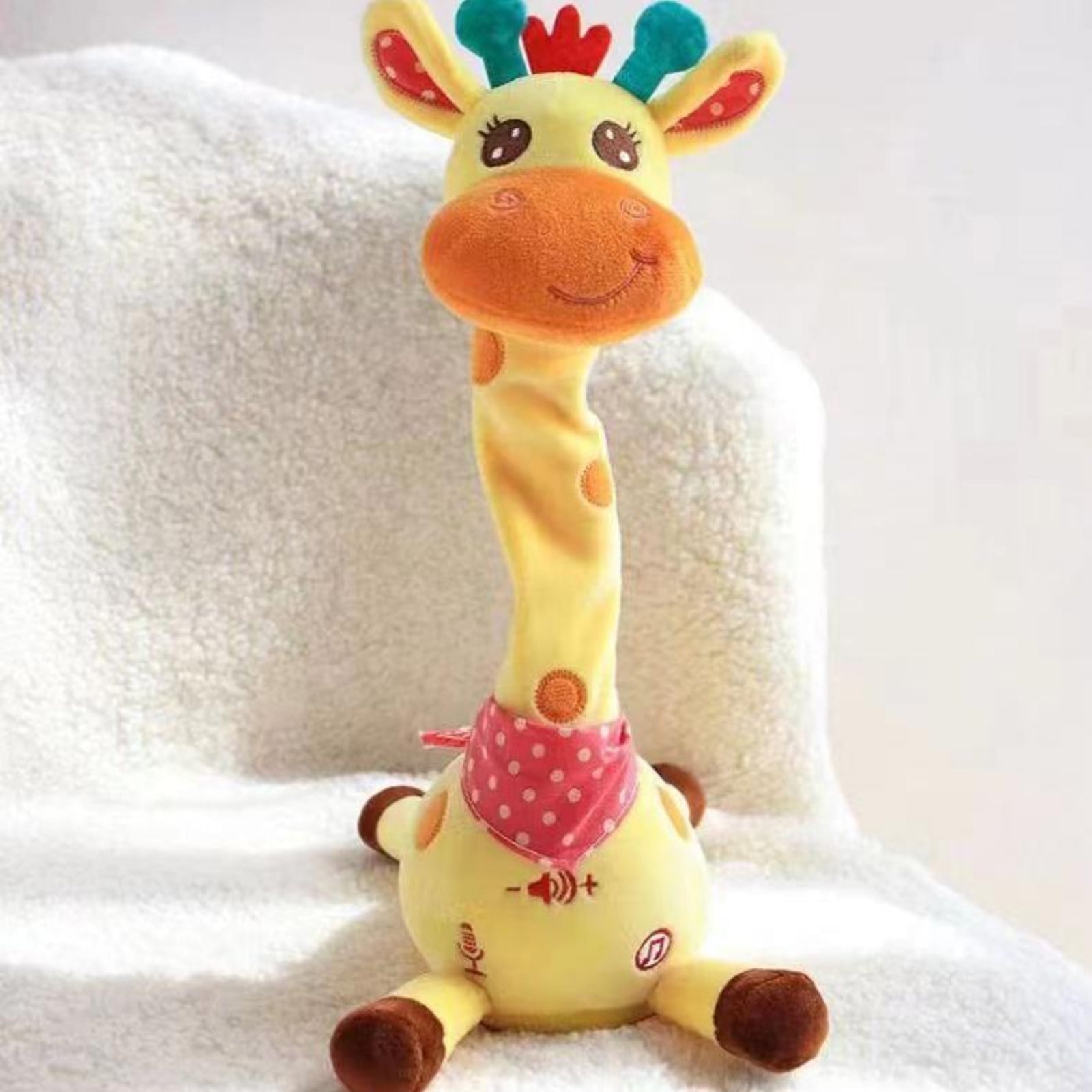 Singing Dancing Giraffe Plush Toy with Repeat Function