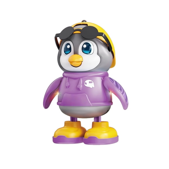 Singing And Dancing Penguin Robot Children's With Light And Music Functional Figurine Toddler for Girls Age 3-4 Building for Kids Acrylic Cubes Farm Animal for Kids Kids Desktop Toddler Game Bead