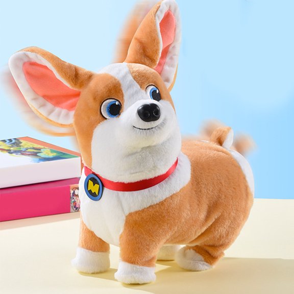 Singing & Dancing Simulation Plush Dog with Hip Shake, Interactive Plush Pet, Cute Soft Companion for Home Entertainment, Wonderful Gift