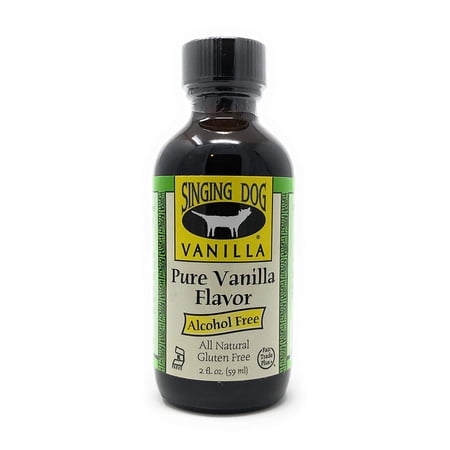 Singing Dog Vanilla Alcohol Free Pure Vanilla Flavor, 2oz