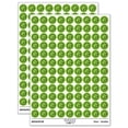 thumbnail image 1 of Singing Face Music Emoticon 200+ Round Stickers - Light Green - Matte Finish - 0.50" Size, 1 of 3
