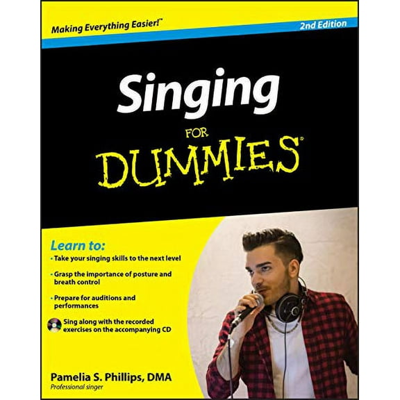 Pre-Owned Singing For Dummies by Pamelia S. Phillips (Book & CD) Paperback