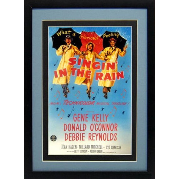 Singing In The Rain Movie Poster Framed