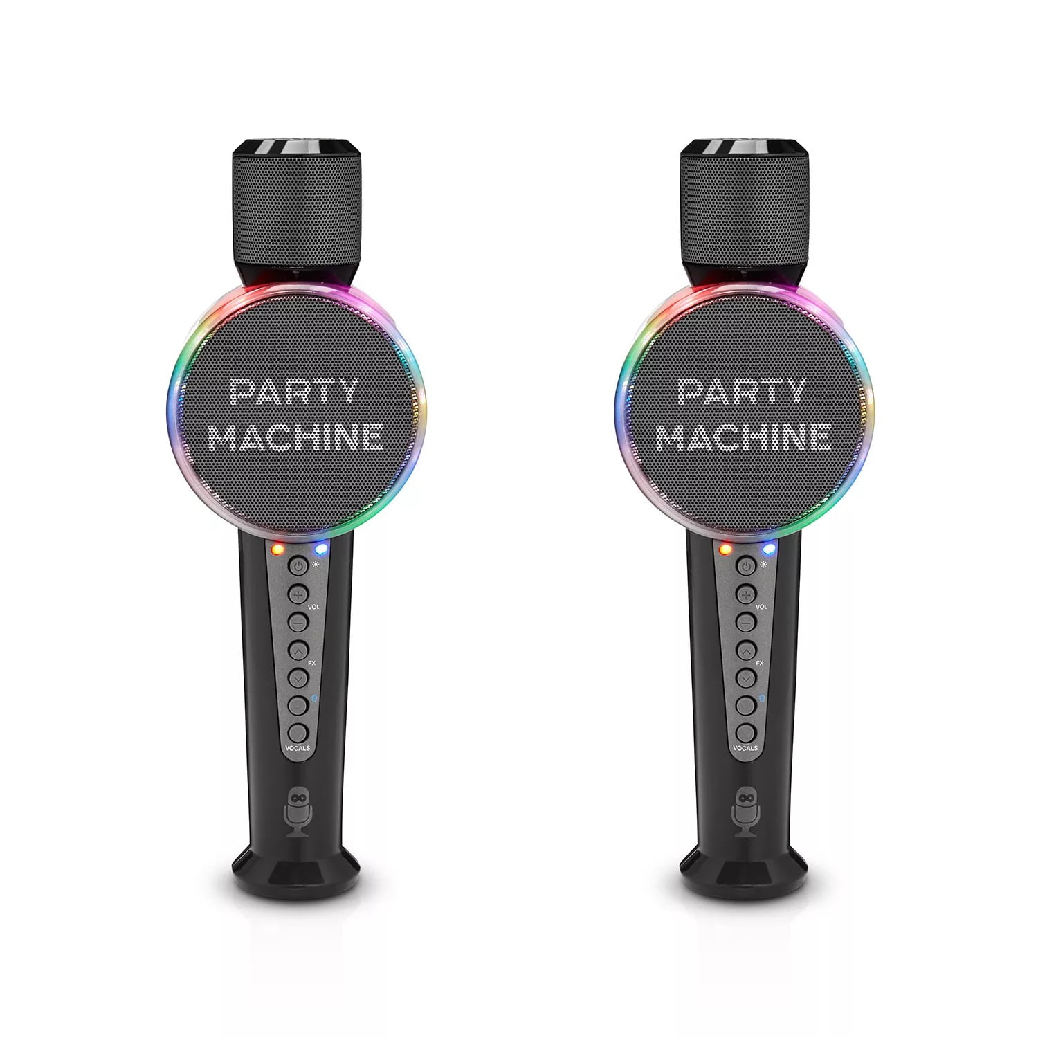 Singing Machine 980417494 Party Machine Duet Microphones with Bluetooth