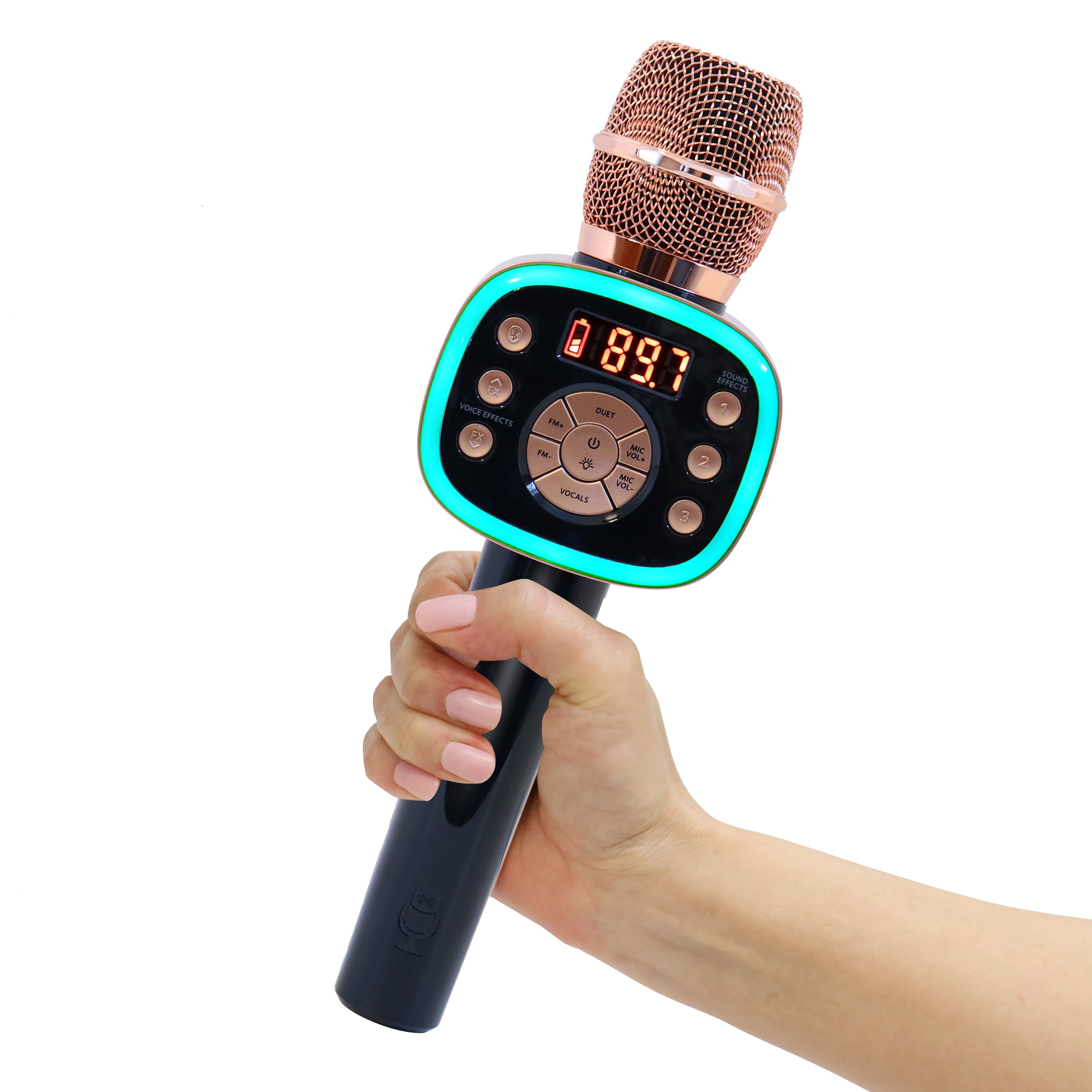 Singing Machine Bluetooth Carpool Karaoke Microphone 2.0, Stand Alone