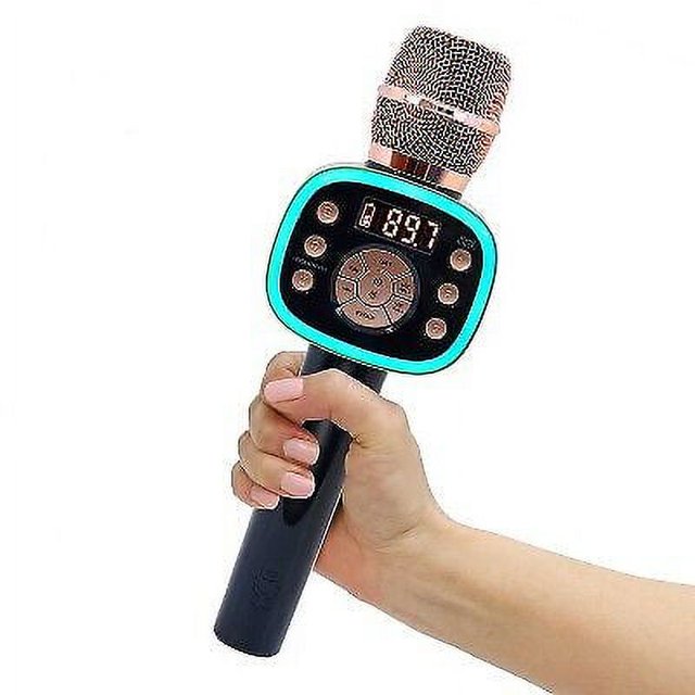 Singing Machine Carpool Karaoke Mic 2.0 Black/Gold