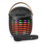 Singing Machine SMC2020 SingCast One - Video Casting Karaoke System with Bluetooth, Light Show & Voice Changing Effects