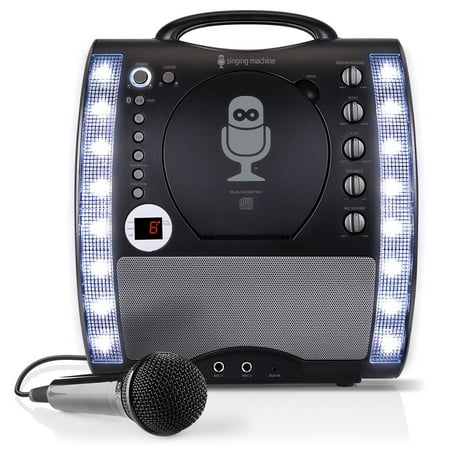 Singing Machine - CD+G Portable Karaoke System - Black