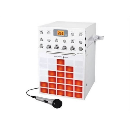 Singing Machine SML388W - Karaoke system - 5 Watt (total) - white