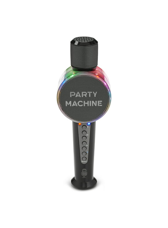 Singing Machine SMM548 Party Machine Karaoke Microphone with Bluetooth and Voice Changers