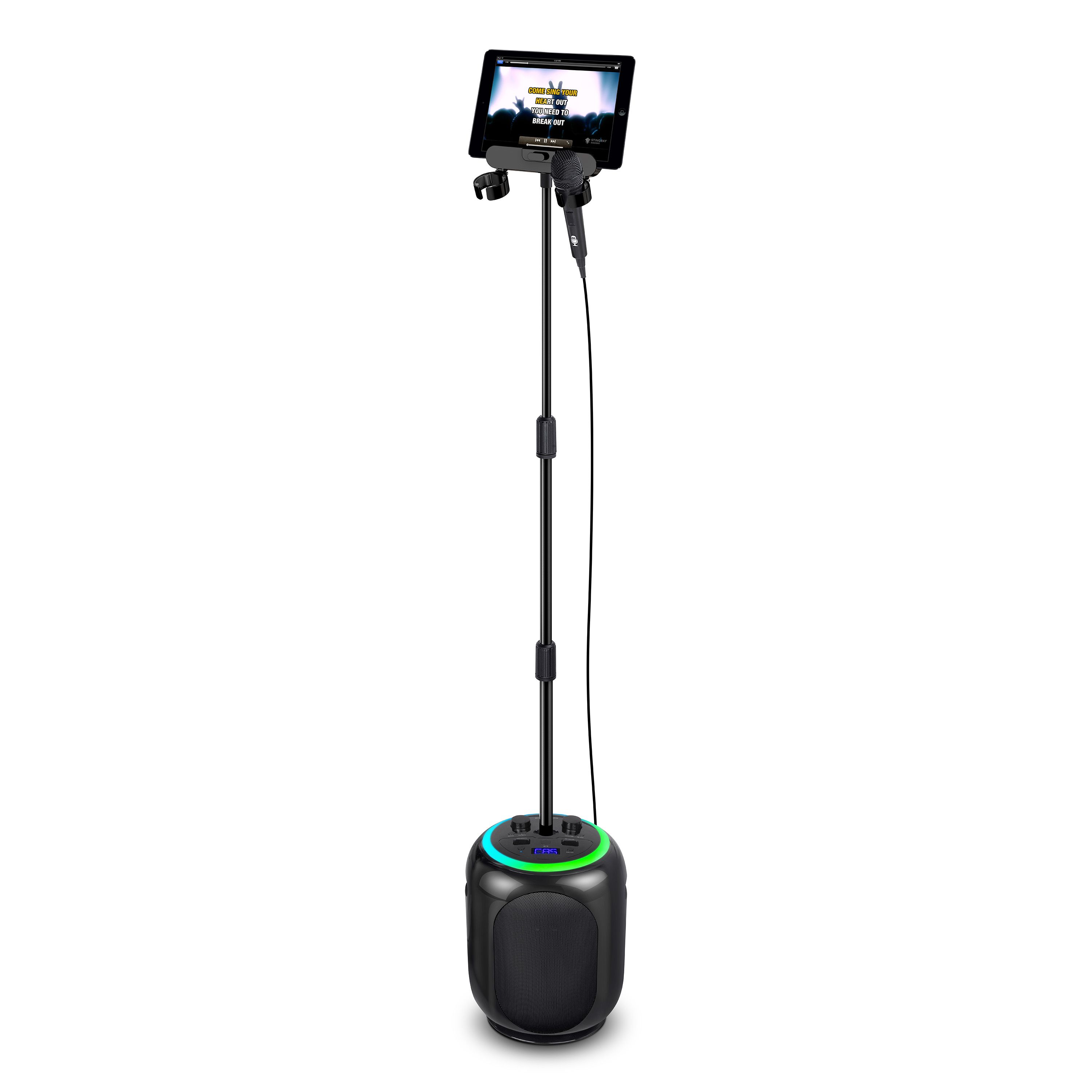 Vivitar iSing Flashing Lights Karaoke Machine with Microphone