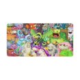 thumbnail image 1 of My Singing Monsters Gaming Mouse Mat Large Mouse Mat Extended Mouse Pad Desk Mat Non-Slip Rubber Mice Pads Stitched Edges for Computer, Office, Keyboard And Laptop, 1 of 8