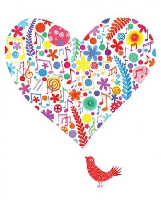 Singing My Heart Out Canvas Art - Alys Paterson (24 x 30)