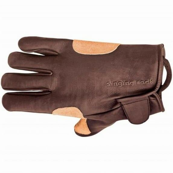 Singing Rock Grippy Leather Gloves - S-8 Rigging for Superior Performance