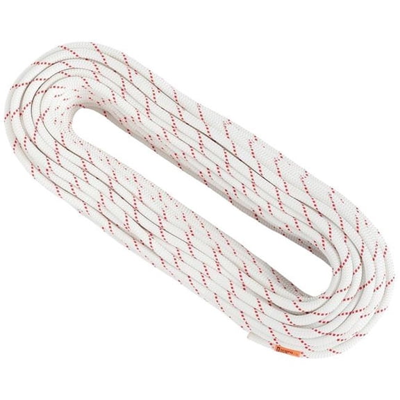 Singing Rock 450525 9 mm x 200 ft. Semi-Static Climbing Rope - White & Red