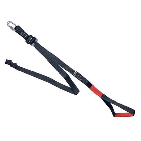Singing Rock Foot II Complete Adjustable Ascender Sling, Black & Red - One Size
