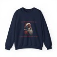 thumbnail image 1 of Singing Santa Black Unisex Heavy Blend™ Crewneck Sweatshirt, 1 of 4