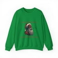 thumbnail image 1 of Singing Santa Black Unisex Heavy Blend™ Crewneck Sweatshirt, 1 of 4