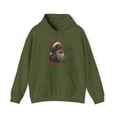 thumbnail image 1 of Singing Santa Black Unisex Heavy Blend™ Hooded Sweatshirt, 1 of 4