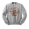 thumbnail image 1 of Singing Snowman and Reindeer Sweatshirt Unisex 5X-Large Grey, 1 of 5